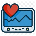 EKG-Gerät  Symbol