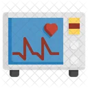 EKG-Gerät  Symbol