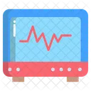 EKG Gerat Elektrokardiogramm EKG Monitor Symbol