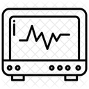 EKG Gerat Elektrokardiogramm EKG Monitor Symbol