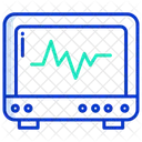 EKG-Gerät  Symbol