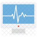 EKG Gerat EKG Monitor Elektrokardiogramm Symbol