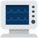 EKG-Gerät  Symbol