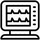 EKG-Gerät  Symbol