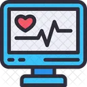 EKG-Gerät  Symbol