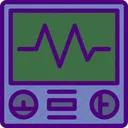 EKG Gerat Kardiogramm Gerat Elektrokardiogramm Icon