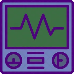 EKG-Gerät  Symbol