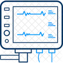 EKG-Gerät  Symbol