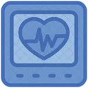 EKG-Gerät  Symbol