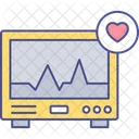 EKG-Gerät  Symbol