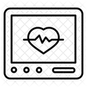 EKG-Diagramm  Symbol