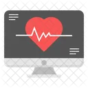 EKG Monitor EKG Elektrokardiogramm Symbol