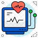 EKG Monitor EKG Elektrokardiogramm Symbol