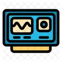 심전도 모니터 심전도 리듬 아이콘