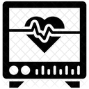 Kardiogramm EKG Monitor Herzgesundheit Symbol