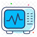 EKG Monitor Bildschirm Symbol