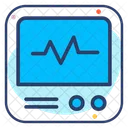 EKG Monitor Bildschirm Symbol