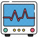 EKG Monitor Elektrokardiogramm Kardiogramm Symbol