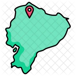 Ekuador map  Icon