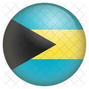 Las Bahamas Bandera Icono