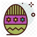 Huevo De Pascua Huevo Decorativo Pascua Icon