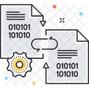 Datos Intercambio Binario Icono