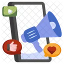 El marketing móvil  Icono