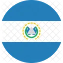 El Salvador Flag Icono