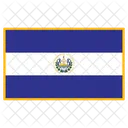 El Salvador Flagge Land Symbol