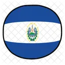 El Salvador El Salvador Flag National Flag Of El Salvador Icon