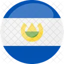 El Salvador Flag Country Icon