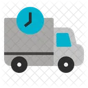 Camion Tiempo Entrega Icono