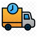 Camion Tiempo Entrega Icono