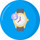 El Tiempo Es Dinero Dinero Reloj Icon