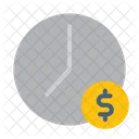 Reloj Dinero Dolar Icon