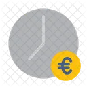 Reloj Dinero Euro Icon