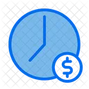 Reloj Dinero Dolar Icon