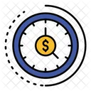 Dinero Tiempo Reloj Icon