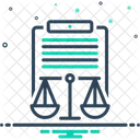 Elaboracion De Leyes Juicio Ley Icono