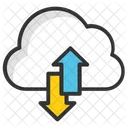 Elaborazione cloud  Icon