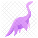 Elasmosaurus Dinosaur Raptor Icon