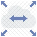 Elastic Computing Cloud Distribution Cloud Direction Icon
