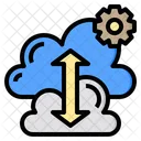 Elastisch Cloud System Online Symbol