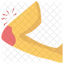 Elbow Bleeding Blood Dripping Elbow Pain Icon