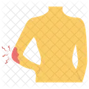 Elbow Bleeding Blood Dripping Elbow Pain Icon