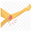 Elbow Bleeding Blood Dripping Elbow Pain Icon