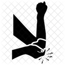 Elbow Bleeding Blood Dripping Elbow Pain Icon