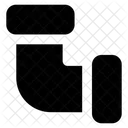 L Pipe Pvc Pipe Plumbing Icon