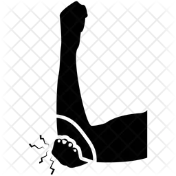 Elbow Fractured  Icon