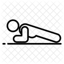 Plank Elbow Sport Icon